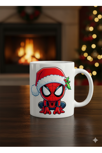 Spiderman Christmas Mug