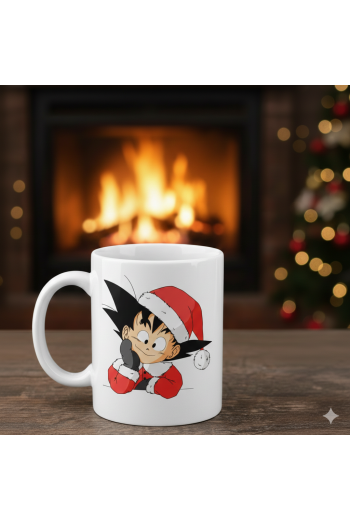 Dragon Ball Goku Christmas Mug