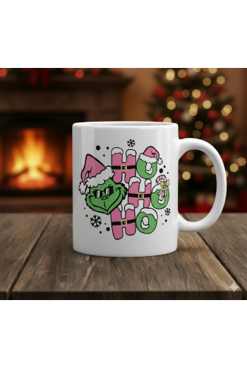 Grinch Hohoho Christmas Kupa Bardak