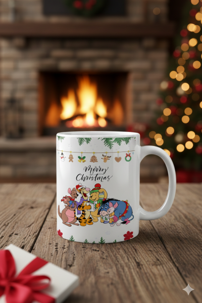 Winnie The Pooh Christmas Mug Winnie The Pooh Christmas Mug
