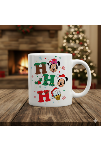 Mickey Minnie Hohoho Christmas Mug
