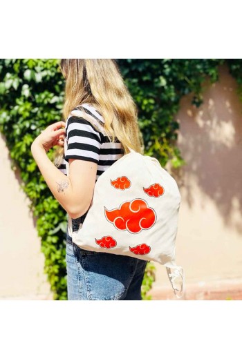 Anime Akatsuki Bulut Bez Sırt Çantası Anime Akatsuki Bulut Bez Sırt Çantası