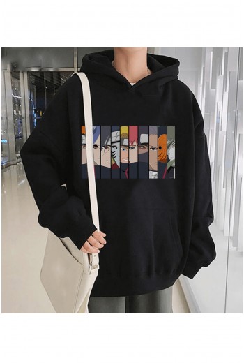 Anime Akatsuki Kolaj Kapşonlu Sweatshirt Anime Akatsuki Kolaj Kapşonlu Sweatshirt