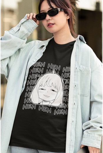 Anime Anya Heh Heh Tişört Anime Anya Heh Heh Tişört