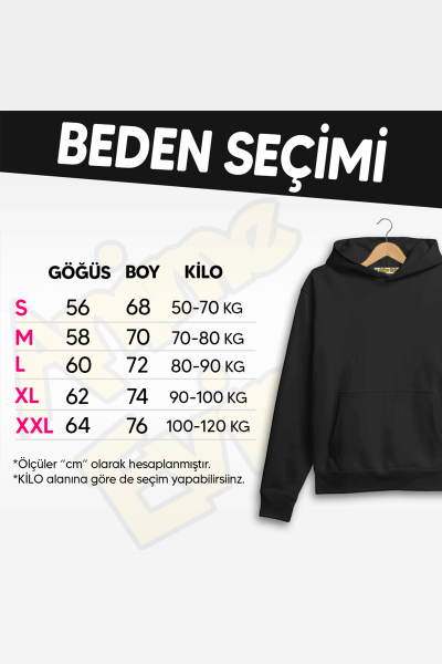 Anime Attack On Titan Ön - Arka Baskılı Kapşonlu Sweatshirt