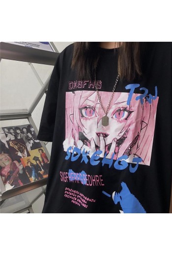 Anime Baskı T-shirt