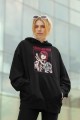 Anime Chainsaw Man Makima Kapşonlu Sweatshirt