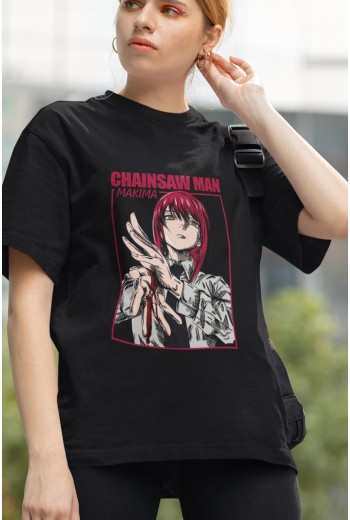 Anime Chainsaw Man Makima Tişört Anime Chainsaw Man Makima Tişört