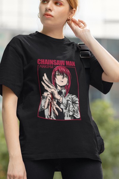 Anime Chainsaw Man Makima Tişört