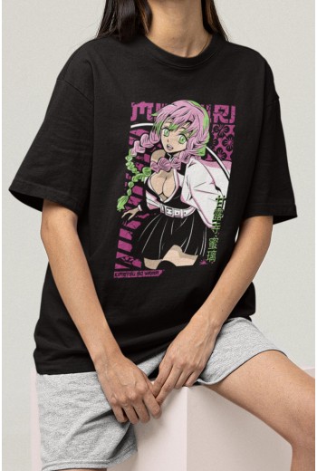 Anime Demon Slayer Mitsuri Tişört Anime Demon Slayer Mitsuri Tişört