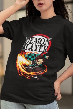 Anime Demon Slayer Tanjiro Tişört Anime Demon Slayer Tanjiro Tişört