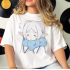 Anime Frieren Beyaz T-shirt