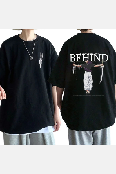 Anime Fushiguro Toji Behind T-shirt