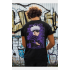 Anime Gojo Satoru Ön Arka Baskılı Siyah T-shirt