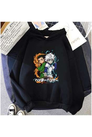 Anime Gon Killua Kapşonlu Sweatshirt