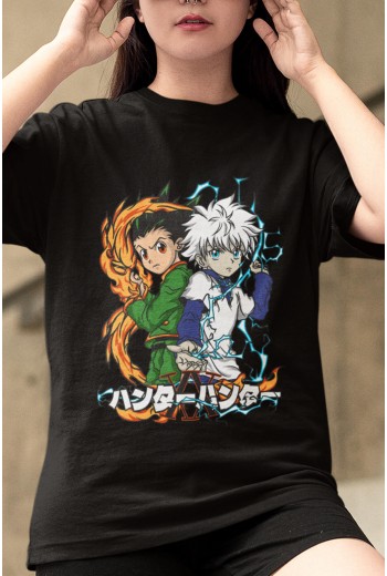 Anime Gon Killua Tişört Anime Gon Killua Tişört
