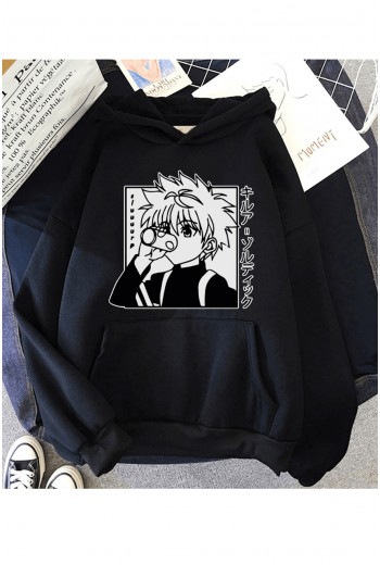 Anime Hunter x Hunter Killua Kapşonlu Sweatshirt