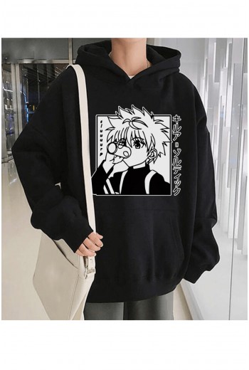 Anime Hunter x Hunter Killua Kapşonlu Sweatshirt