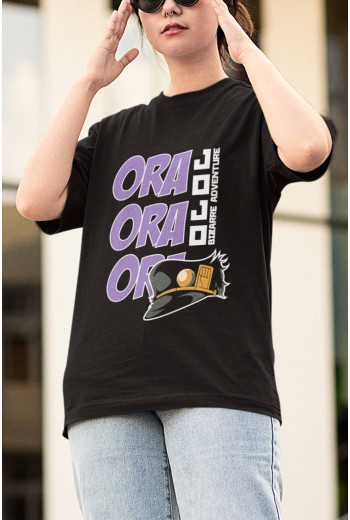 Anime Jojo Ora Ora Ora Tişört Anime Jojo Ora Ora Ora Tişört