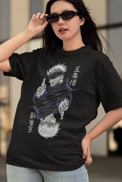Anime Jujutsu Kaisen GoJo Tişört Anime Jujutsu Kaisen GoJo Tişört