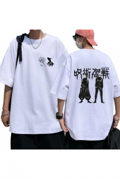 Anime Jujutsu Kaisen Satosugu Ön Arka Baskılı T-shirt Anime Jujutsu Kaisen Satosugu Ön Arka Baskılı T-shirt