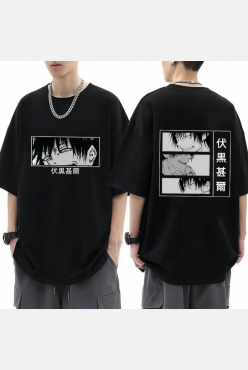 Anime Jujutsu Kaisen Toji Eyes Ön Arka Unisex T-shirt Anime Jujutsu Kaisen Toji Eyes Ön Arka Unisex T-shirt