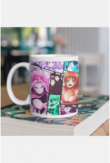 Anime Kadın Karakterler Beyaz Kupa