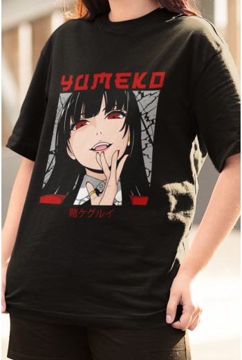 Anime Kakegurui Yumeko Tişört