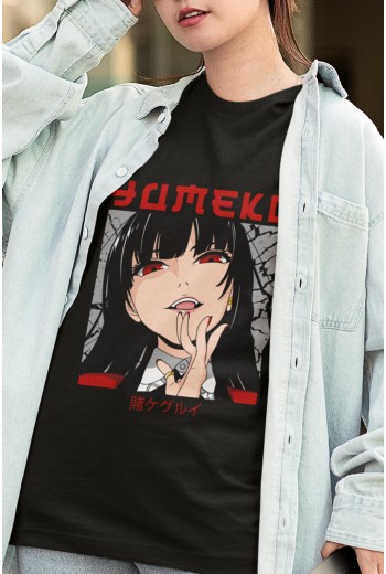 Anime Kakegurui Yumeko Tişört Anime Kakegurui Yumeko Tişört
