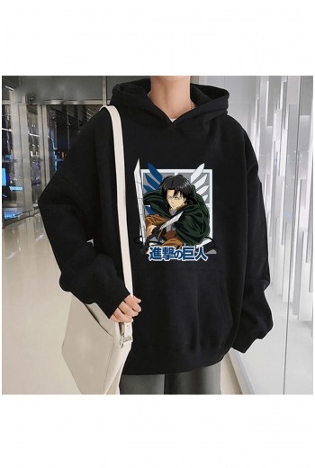Anime Levi Keşif Birliği Kapşonlu Sweatshirt Anime Levi Keşif Birliği Kapşonlu Sweatshirt