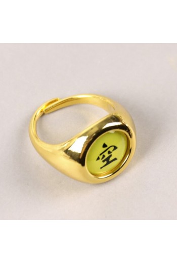 Anime Naruto Shippuuden - Obito Gold Yüzük