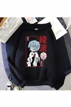 Anime Neon Genesis Evangelion Kapşonlu Sweatshirt Anime Neon Genesis Evangelion Kapşonlu Sweatshirt