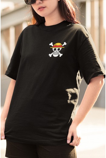 Anime One Piece Tayfa Ön - Arka Baskılı Tişört Anime One Piece Tayfa Ön - Arka Baskılı Tişört