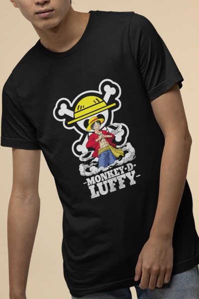 Anime One Piece Monkey D. Luffy Tişört