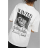 Anime One Piece Zoro Wanted Ön Arka Baskılı T-shirt