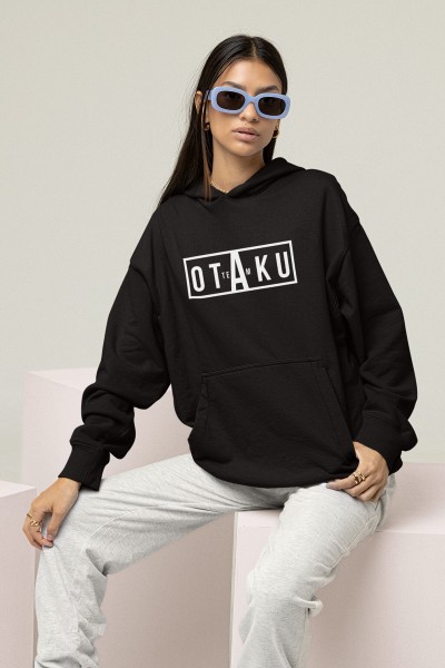 Anime  Otaku Team Kapşonlu Sweatshirt