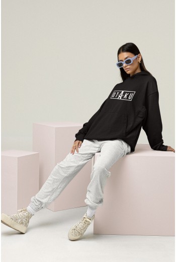 Anime  Otaku Team Kapşonlu Sweatshirt Anime  Otaku Team Kapşonlu Sweatshirt