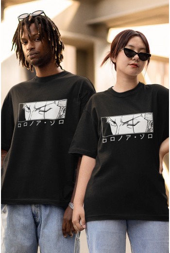 Anime Roronoa Zoro Face White Tişört Anime Roronoa Zoro Face White Tişört