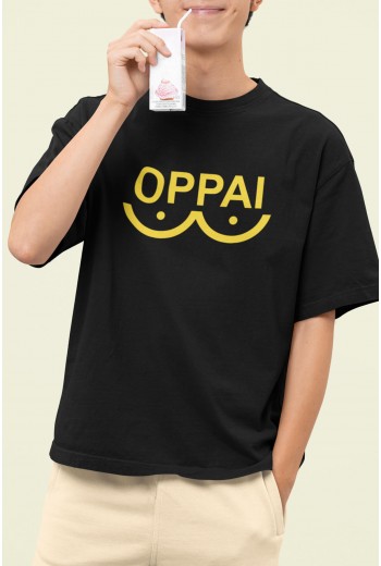 Anime Saitama Oppai Baskılı Tişört