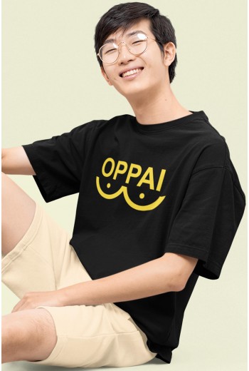 Anime Saitama Oppai Baskılı Tişört Anime Saitama Oppai Baskılı Tişört