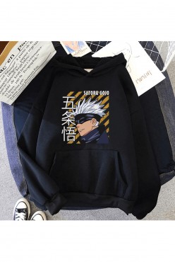 Anime Satoru Gojo Kapşonlu Sweatshirt Anime Satoru Gojo Kapşonlu Sweatshirt