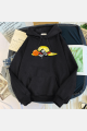 Anime Sembol Kapşonlu Sweatshirt