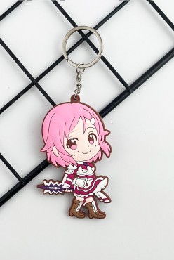 Anime Sword Art Online Shinozaki Rika Silikon Anahtarlık