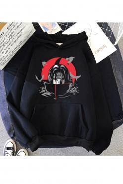 Anime Uchiha İtachi Kapşonlu Sweatshirt Anime Uchiha İtachi Kapşonlu Sweatshirt