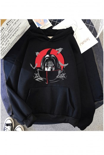Anime Uchiha İtachi Kapşonlu Sweatshirt