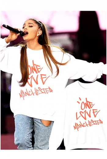 Ariana Grande One Love Manchester Kapşonlu Hoodie