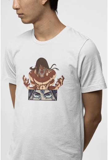 Attack On Titan Eren Dev Tişört