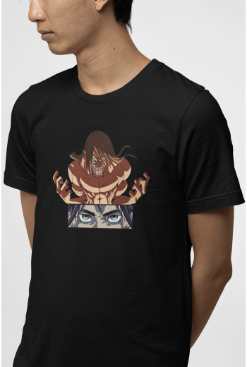 Attack On Titan Eren Dev Tişört