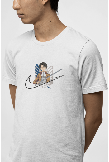 Attack On Titan Levi Minimal Logo Tişört