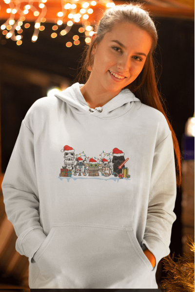 Star Wars Happy New Year Kapşonlu sweatshirt